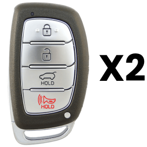 2017-2021 Hyundai Ioniq 4 Button Smart Key Fcc TQ8-FOB-4F11 PN 95440-G2000 Pack Of 2