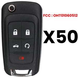5 Button Remote Flip Key For GM Fcc OHT01060512 Pn 5924369 Pack Of 50