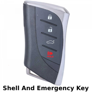 2019-2023 Lexus 4 Button Smart Key Shell (K4L)