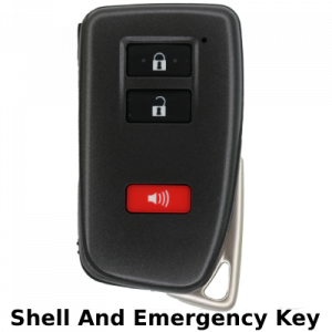 Lexus 3 Button Proximity Remote Smart Key Shell Fcc HYQ14FBA (K4L)