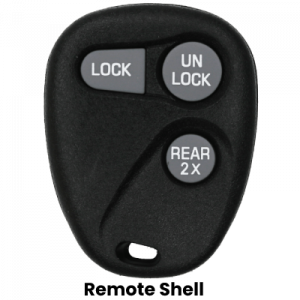 3 Button GM Keyless Entry Remote SHELL For LHJ011 (K4L)