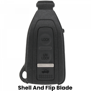 Lexus 3 Button Remote Key Shell For Fcc HYQ12BZE Pn 89994-50241 (K4L)