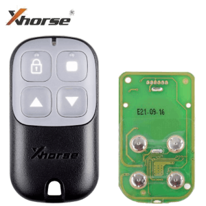 Xhorse Wire Remote Key Garage Door 4 Buttons Black XKXH03EN