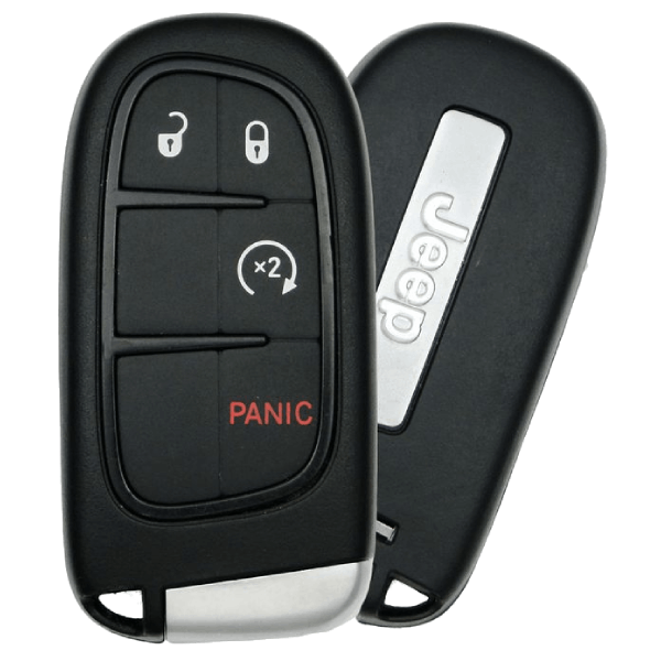 2014-2023 Jeep 4-Button Smart Key Fob FCC GQ4-54T GQ454T Part number 68105078 68105078AC 68105078AJ (OEM)