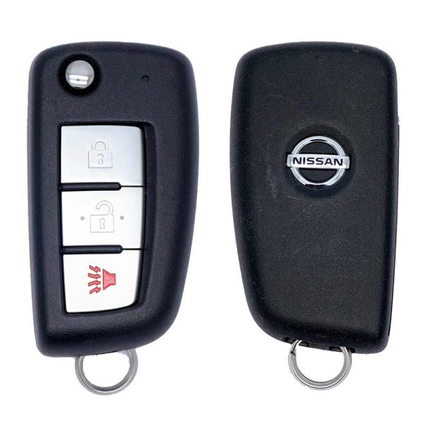 2014-2020 Nissan Rogue 3 Button Remote Flip Key Fcc CWTWB1G767 Pn H0561-4BA1A (Oem)