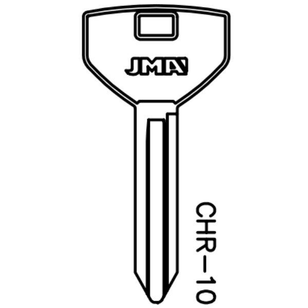 JMA Chrysler Dodge Jeep Key Blank CHR-10 Y155
