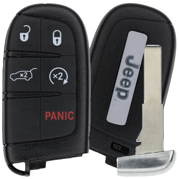 Jeep Compass 5 Button Proximity Smart Key Fcc M3N-40821302 Pn 68250343 AB