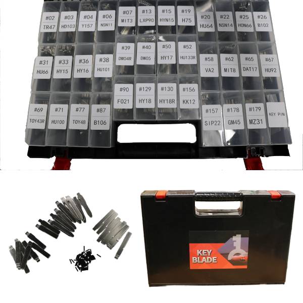 XHORSXE - KEYDIY Complete Blade Key Set—350 Blades INCLUDE PINS —For XHORSE KEYDIY Remotes (K4L)