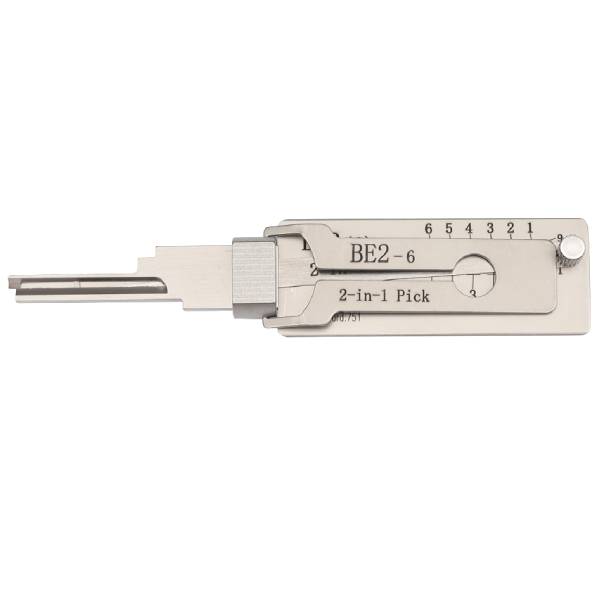 Lishi BE2 Best 6 Pin 2 In 1 Residential Pick