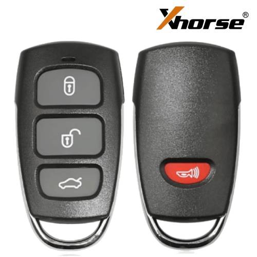 Xhorse Universal Wire Remote Key 2nd Generation Hyundai Style 4 Button XKHY24EN (New Version of XKHY04EN)