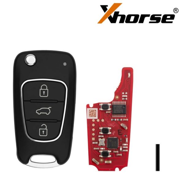 XHORSE Second Generation Wireless Flip Remote Key 3 Buttons for KIA for Hyundai Type XNHY22EN