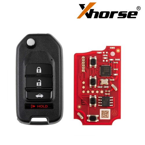 Xhorse VVDI Key Tool VVDI2 Wire Flip Remote Key 4 Buttons Honda Type XKHO21EN