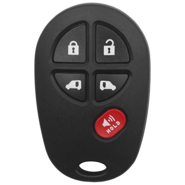 Xhorse VVDI Key Tool VVDI2 Wire Remote Key 5 Buttons Toyota Style XKTO28EN