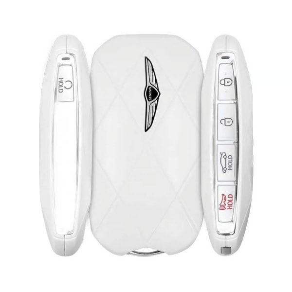 2024–2026 Genesis G80 Smart Key 5-Button 433MHz 95440-T1BB0 TQ8-FOB-4FAQU44 White (OEM)