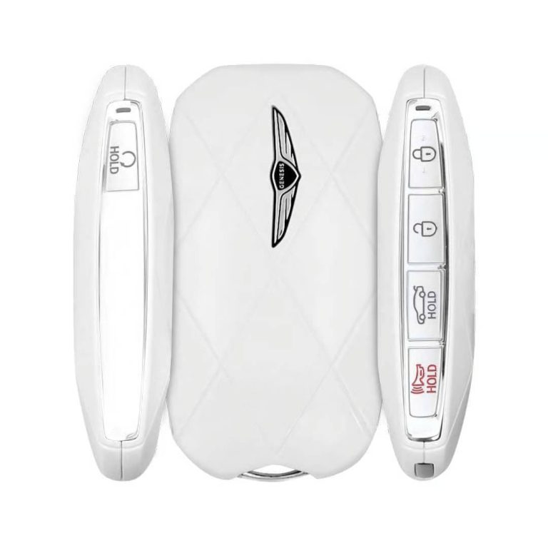 2024–2026 Genesis G80 Smart Key 5-Button 433MHz 95440-T1BB0 TQ8-FOB-4FAQU44 White (OEM)