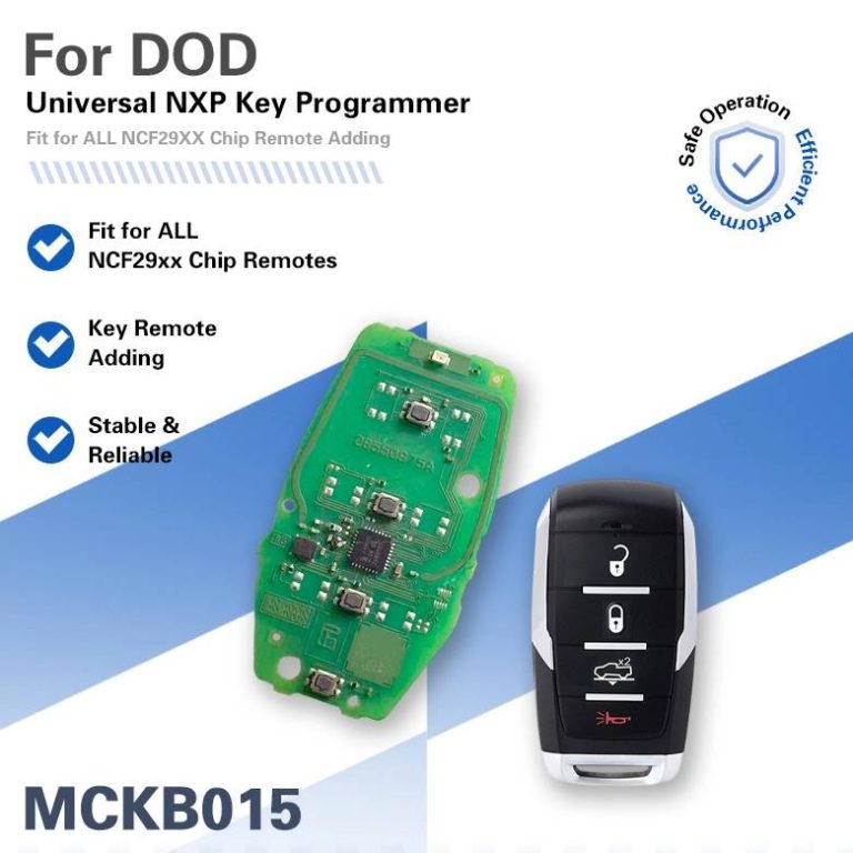 NXP Killer MCKB015 Dodge Ram V.1 Solder-Free Smart-Key PCB Adapter
