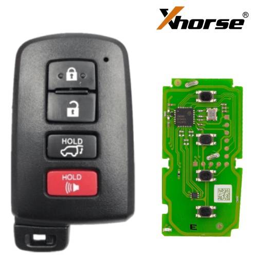 Xhorse Toyota XM38 Smart Key 4D 8A 4A All In One With Key Shell Supports Rewrite XSTO01EN