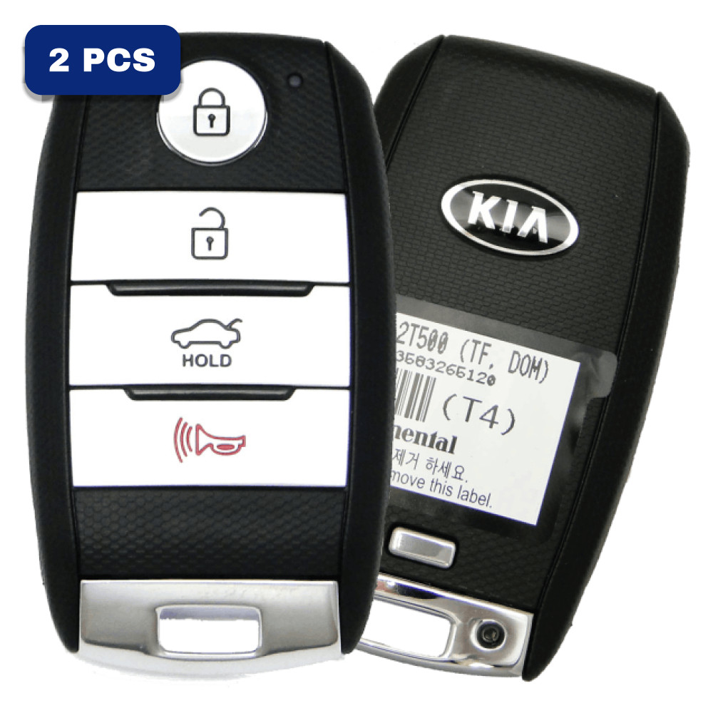 2015-2019 Kia 4-Button Smart Key Fob FCC SY5YPFGE04 Part number 95440-A9100 95440A9100 (OEM) Pack Of 2 2015-2019 Kia 4-Button Smart Key Fob FCC SY5YPFGE04 Part number 95440-A9100 95440A9100 (OEM) Pack Of 2