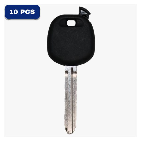 SOLID TRANSPONDER KEY SHELL TR47 FOR TOY43 TOY44 G H Pack Of 10