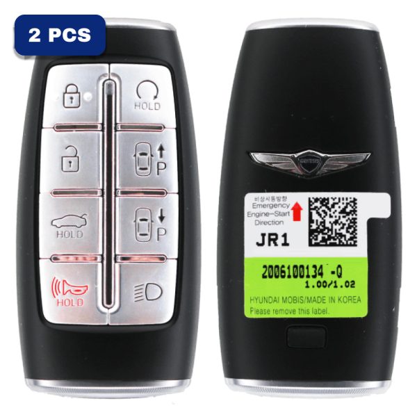 2024-2024 Genesis 8-Button Smart Key Fob FCC TQ8-FOB-4F35 TQ8FOB4F35 Part number 95440-DS010 95440DS010 (OEM) Pack Of 2