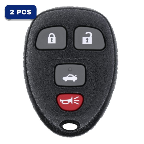 4 Button Keyless Entry Remote Fcc OUC60270 Pn 15912859 Pack Of 2