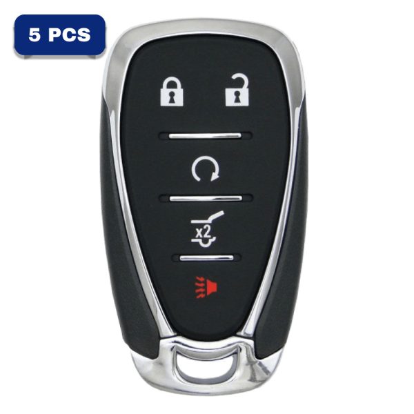 2018-2020 Chevrolet 5-Button Smart Key Fob FCC HYQ4EA Part number 13584514 (AFTERMARKET) Pack Of 5