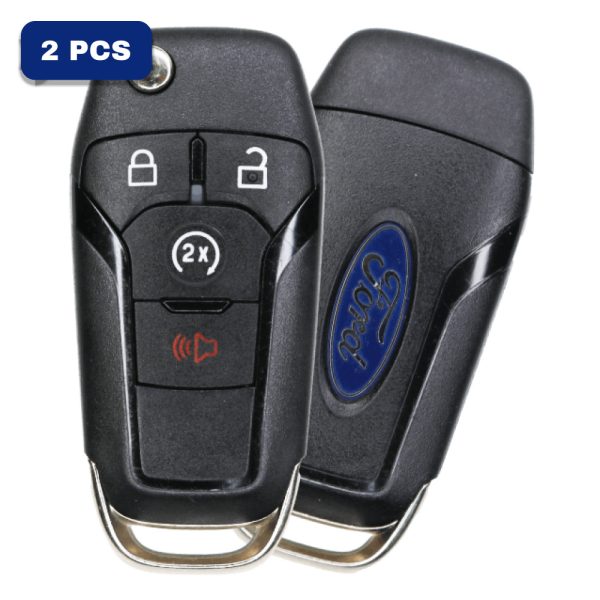 Ford 4 Button Flip Key Fcc N5F-A08TDA Pn 164-R8134 (OEM) Pack Of 2