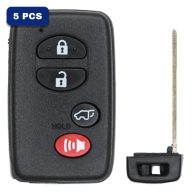 Toyota Highlander 4 Button Proximity Remote Fcc HYQ14AAB 0140 Board PN 89904-48110 Pack Of 5