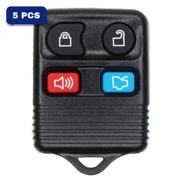 Ford Lincoln Mercury 4-Button Keyless Entry Remote – 8S4Z-15K601-AA – FCC CWTWB1U345 Pack Of 5