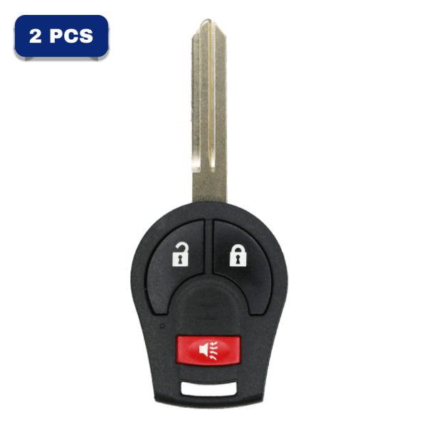 Nissan 3 Button Remote Head Key – FCC CWTWB1U751 – Chip Philips ID46 / HITAG2 – PN H0561-C990E / H0561-C993A / H0561-1HH4A Pack Of 2