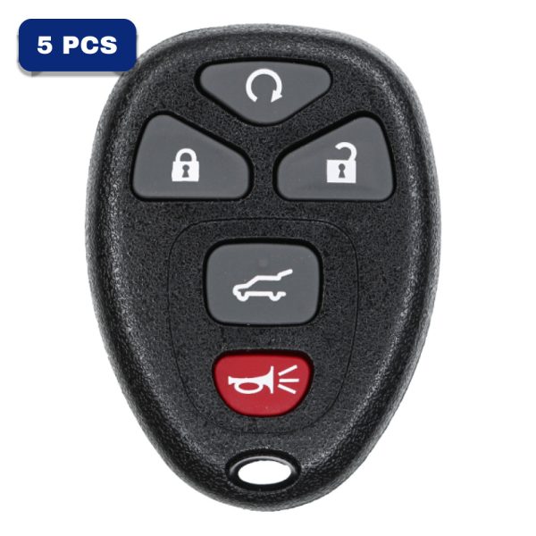 5 Button Remote For GM Fcc OUC60270 Pn 22936101 Pack Of 5