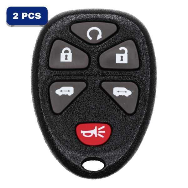 6 Button Keyless Entry Remote Fcc KOBGT04A RPO AP8 Pn 15114376 Pack Of 2