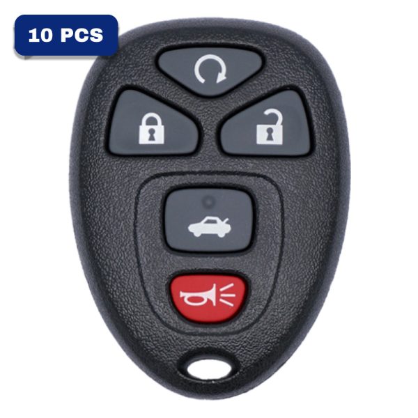 5 Button Remote For GM Fcc OUC60270 OUC60221 Pn 20935331 Pack Of 10