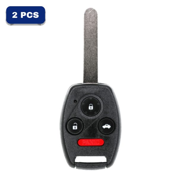 2003-2007 Honda 4-Button Keyless Remote Head Key Fob FCC OUCG8D-380H-A Part number 35118-SDA-A11 (AFTERMARKET) Pack Of 2