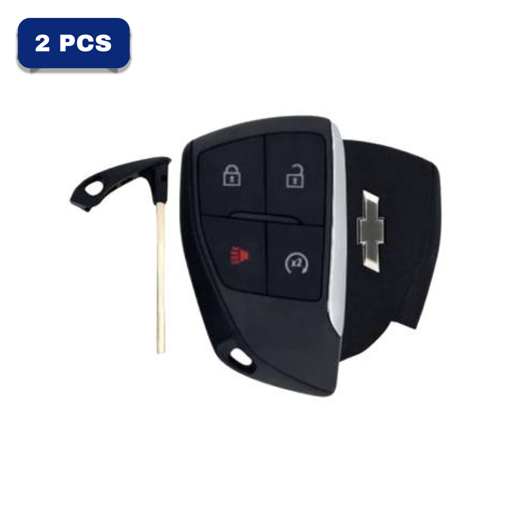 2022-2025 Chevrolet Blazer EV Colorado Equinox EV 4 Button Smart Key Fob FCC YG0G21TB2 HUFGM2718 Part Number 13560192 13554095 (OEM) Pack Of 2 2022-2025 Chevrolet Blazer EV Colorado Equinox EV 4 Button Smart Key Fob FCC YG0G21TB2 HUFGM2718 Part Number 13560192 13554095 (OEM) Pack Of 2