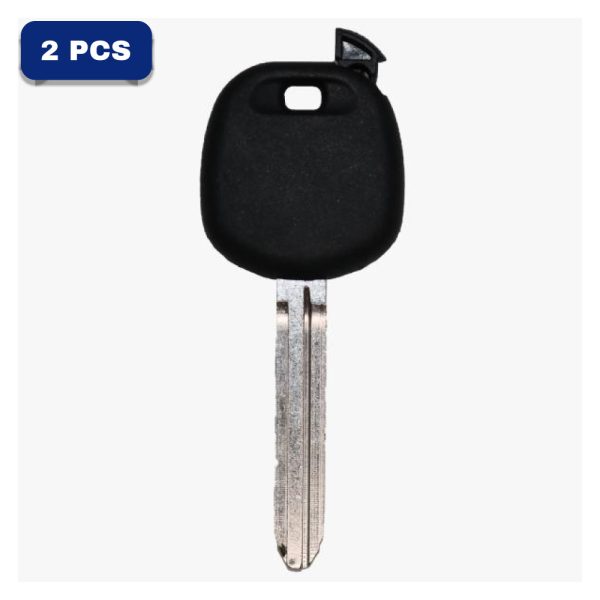 SOLID TRANSPONDER KEY SHELL TR47 FOR TOY43 TOY44 G H Pack Of 2