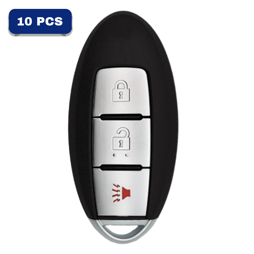 2007-2015 Nissan 3-Button Smart Key Fob FCC CWTWBU729 Part number 285E3-EM30D (AFTERMARKET) Pack Of 10 2007-2015 Nissan 3-Button Smart Key Fob FCC CWTWBU729 Part number 285E3-EM30D (AFTERMARKET) Pack Of 10