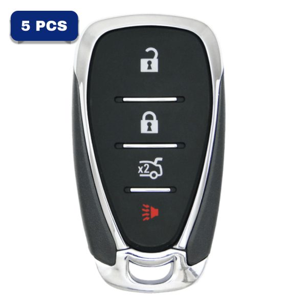 2016-2022 Chevrolet 4-Button Smart Key Fob FCC HYQ4EA Part number 13508771 (AFTERMARKET) Pack Of 5