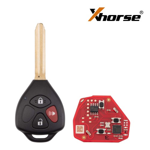 Xhorse XKTO24EN 2nd Generation Wire Remote Key for Toyota Style 3 Buttons