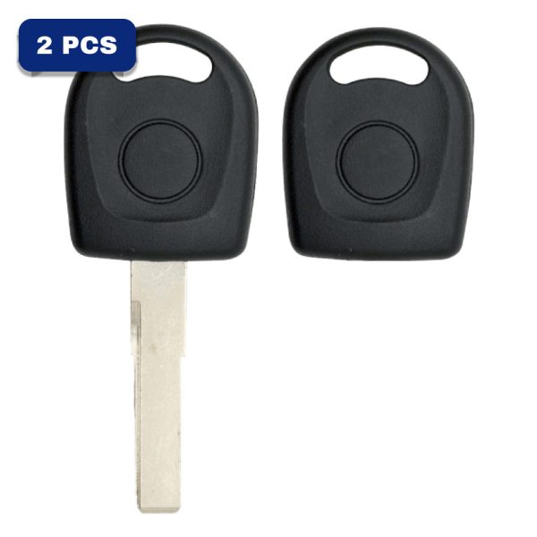 HU66 Transponder Key Shell For VW Audi Pack Of 2