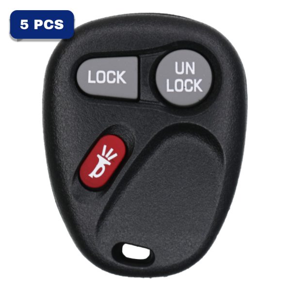 GM 3-Button Keyless Entry Remote – 15732803 – FCC KOBUT1BT Pack Of 5