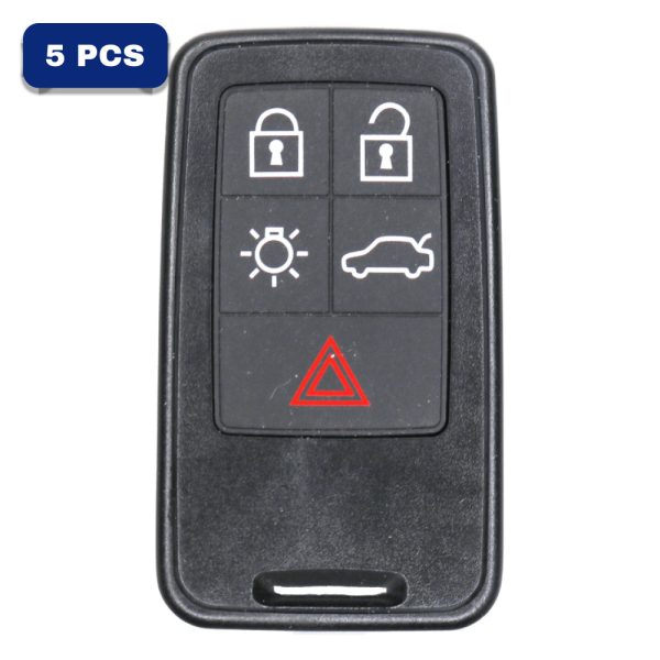 2007-2018 Volvo 5-Button Smart Key Fob FCC KR55WK49264 Part number 30659637 30659607 30659549 (AFTERMARKET) Pack Of 5