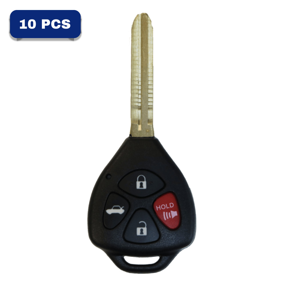 4 Button Remote Head Key For Toyota – FCC GQ4-29T – Chip Texas ID 4D67 – PN 89070-02270 Pack Of 10 4 Button Remote Head Key For Toyota – FCC GQ4-29T – Chip Texas ID 4D67 – PN 89070-02270 Pack Of 10