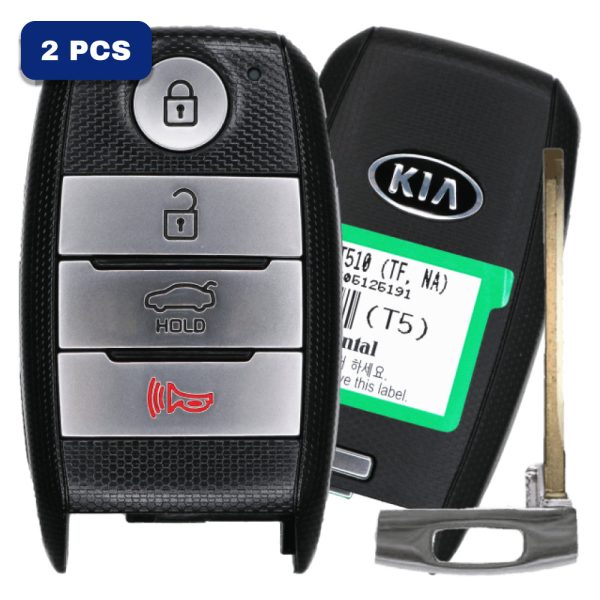 Kia Optima 4 Button Smart Key Fcc SY5XMFNA04 Pn 95440-2T510 Pack Of 2