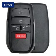 2021-2022 Toyota Sienna 5 Button Smart Key Fcc HYQ14FBX-3041 Pn 8990H-08020 (Aftermarket) Pack Of 5