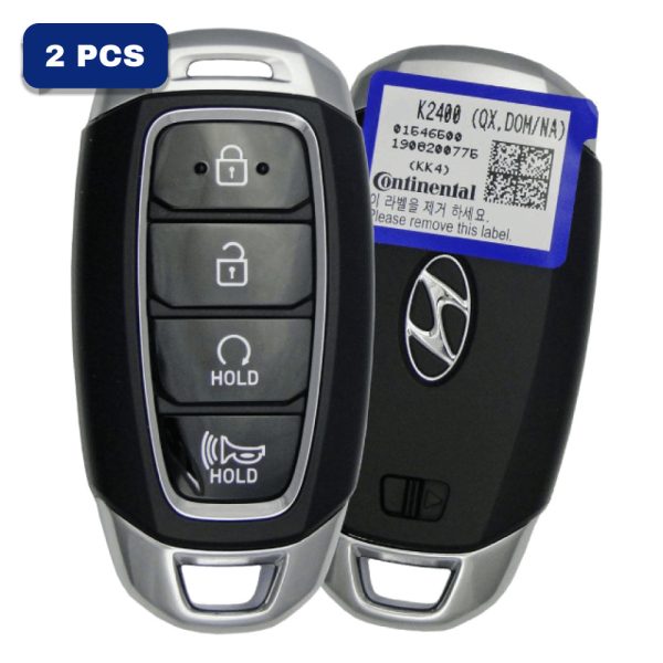 2020-2024 Hyundai 4-Button Smart Key Fob FCC SY5IGFGE04 Part number 95440-K2400 (OEM) Pack Of 2