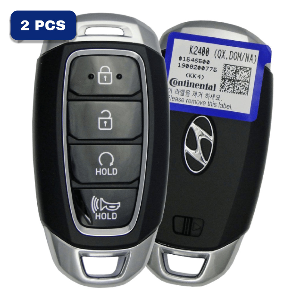 2020-2024 Hyundai 4-Button Smart Key Fob FCC SY5IGFGE04 Part number 95440-K2400 (OEM) Pack Of 2 2020-2024 Hyundai 4-Button Smart Key Fob FCC SY5IGFGE04 Part number 95440-K2400 (OEM) Pack Of 2