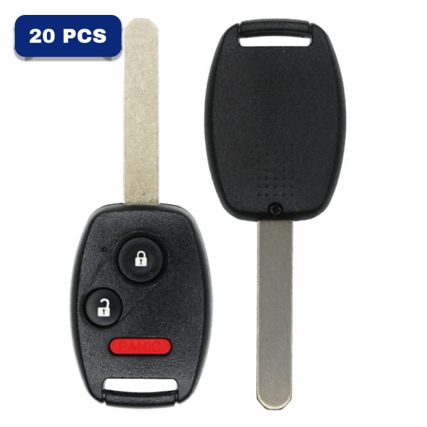 Honda CR-V CR-Z Crosstour Fit Insight 3-Button Remote Head Key FCC MLBHLIK-1T PN 35111-SWA-306 Pack Of 20