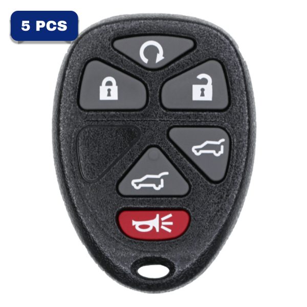 6 Button Keyless Entry Remote Fcc OUC60270 Pn 22756462 Pack Of 5