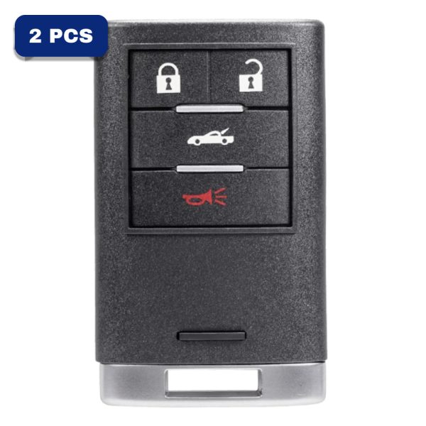 2005-2013 Chevrolet 4-Button Smart Key Fob FCC M3N5WY7777A Part number 25926479 25926480 (AFTERMARKET) Pack Of 2